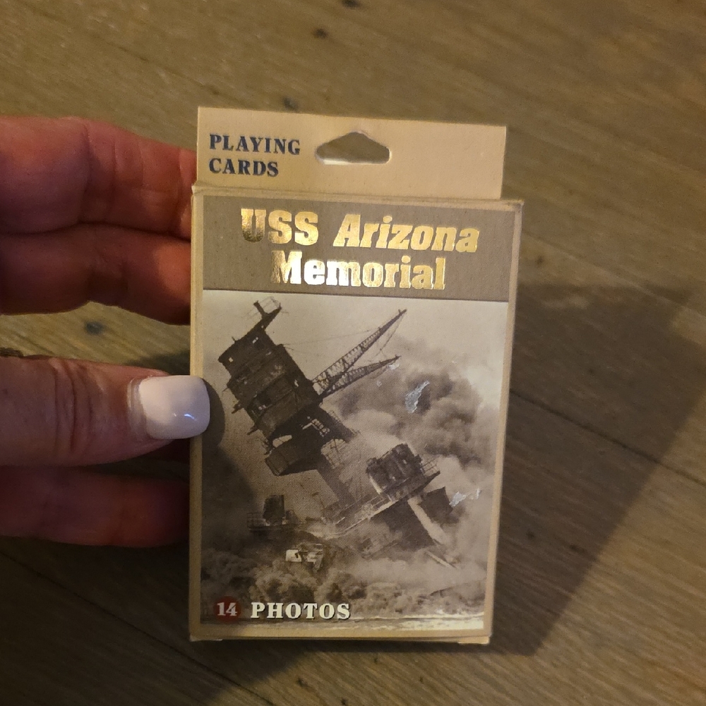 USS Arizona Memorial Playing Cards - NEW